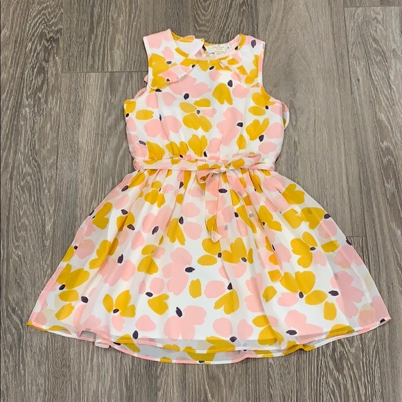 NWT Kate Spade Daub Floral Ruffle Dress - Picture 3 of 8